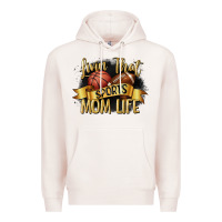 Pale Pink livin that sports mom life Premium Hoodie - CowGirlArtShop