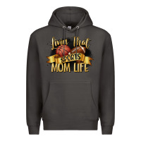 Smoke livin that sports mom life Premium Hoodie - CowGirlArtShop