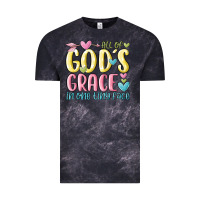 Cloud Black all of god's grace in one tiny face Vintage Tee - MaliasSmallBusiness