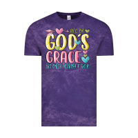 Cloud Purple all of god's grace in one tiny face Vintage Tee - MaliasSmallBusiness