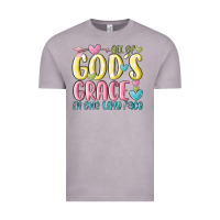 Vintage Zinc all of god's grace in one tiny face Vintage Tee - MaliasSmallBusiness