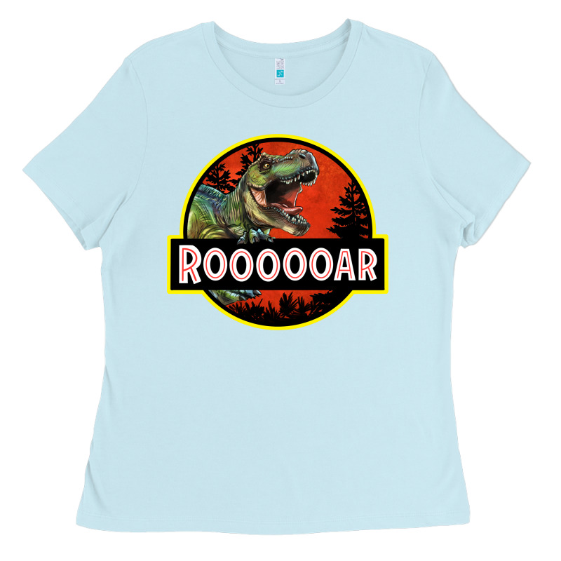 T Rex Roaring Ladies Tee by RanaPortraitStore | Teevron