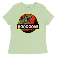 Matcha t rex roaring Ladies Tee - RanaPortraitStore