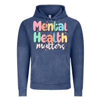 Vintage Denim mental health matters Vintage Hoodie - MaliasSmallBusiness