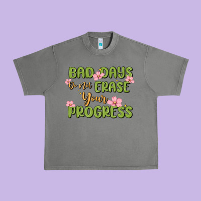Mental Health Uplifting Quote Urban Heavy Tee Designed By Maliassmallbusiness