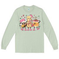 Matcha mexican christmas pan dulce cartoon characters Long Sleeve Tee - MaliasSmallBusiness