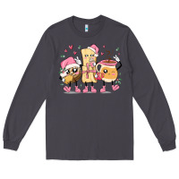 Smoke mexican christmas pan dulce cartoon characters Long Sleeve Tee - MaliasSmallBusiness