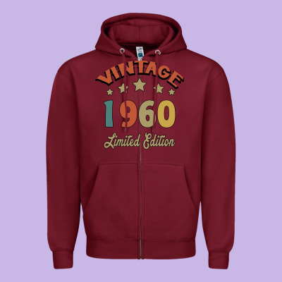 Vintage 1960 Limited Edition Zipper Hoodie Designed By Bettercallsaul