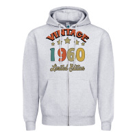 Heather Grey Vintage 1960 Limited Edition Zipper Hoodie - Bettercallsaul