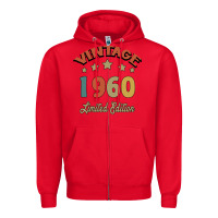 Red Vintage 1960 Limited Edition Zipper Hoodie - Bettercallsaul