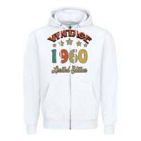White Vintage 1960 Limited Edition Zipper Hoodie - Bettercallsaul