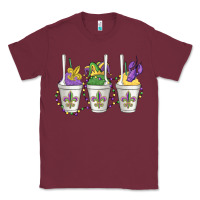 Burgundy mardi gras snowballs Classic Tee - MaliasSmallBusiness