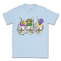 Dusty Blue mardi gras snowballs Classic Tee - MaliasSmallBusiness