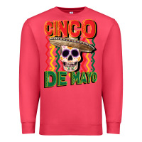 Cardinal cinco de mayo with skull Premium Sweatshirt - CowGirlArtShop