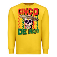 Lemon cinco de mayo with skull Premium Sweatshirt - CowGirlArtShop