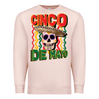 Pale Pink cinco de mayo with skull Premium Sweatshirt - CowGirlArtShop