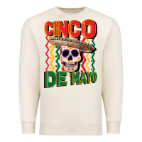 Sandshell cinco de mayo with skull Premium Sweatshirt - CowGirlArtShop