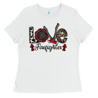 Love Firefighter Ladies Tee | Teevron