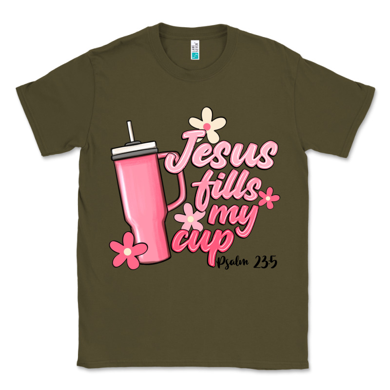 Jesus Fills My Cup Classic Tee by JahusDesignShop | Teevron