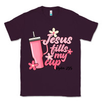 Plum jesus fills my cup Classic Tee - JahusDesignShop