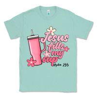 Seafoam jesus fills my cup Classic Tee - JahusDesignShop