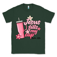 Sports Green jesus fills my cup Classic Tee - JahusDesignShop