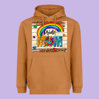 Pride Mom Heavyweight Hoodie Designed By Tumblerdesignbyshophia