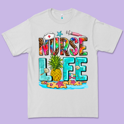 Nurse Life Summer Premium Tee Designed By Adodesignshop