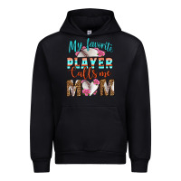 Black My Favorite Player Calls Me Mom Urban Hoodie - BundleAndBundleShop