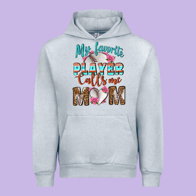 My Favorite Player Calls Me Mom Urban Hoodie Designed By Bundleandbundleshop