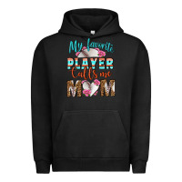 Pigment Black My Favorite Player Calls Me Mom Urban Hoodie - BundleAndBundleShop