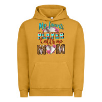 Pigment Peanut Butter My Favorite Player Calls Me Mom Urban Hoodie - BundleAndBundleShop