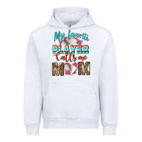 White My Favorite Player Calls Me Mom Urban Hoodie - BundleAndBundleShop