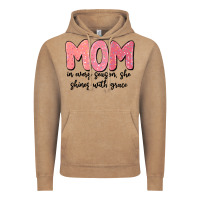 Vintage Coffee mom in every season, she shines with grace Vintage Hoodie - MaliasSmallBusiness