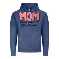 Vintage Denim mom in every season, she shines with grace Vintage Hoodie - MaliasSmallBusiness