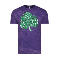 Cloud Purple st patrick's day Vintage Tee - MaliasSmallBusiness