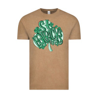 Vintage Coffee st patrick's day Vintage Tee - MaliasSmallBusiness