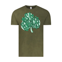 Vintage Olive st patrick's day Vintage Tee - MaliasSmallBusiness