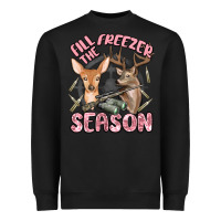 Black fill the freezer season Heavyweight Sweatshirt - MaliasSmallBusiness
