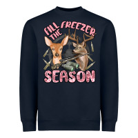 Navy fill the freezer season Heavyweight Sweatshirt - MaliasSmallBusiness