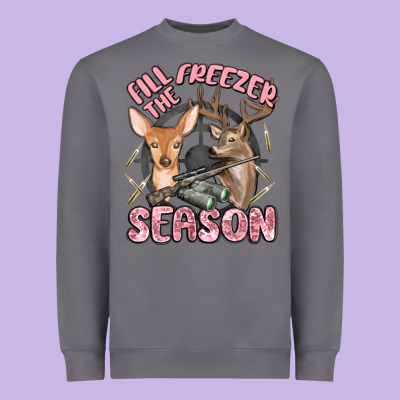 Fill The Freezer Season Heavyweight Sweatshirt Designed By Maliassmallbusiness