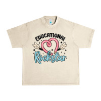 Sandshell educational rockstar Urban Heavy Tee - MaliasSmallBusiness