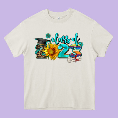 Western Sunflower Class Of 2023 Heavy Core Tee Designed By Adodesignshop