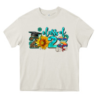 Cream western sunflower class of 2023 Heavy Core Tee - AdoDesignShop