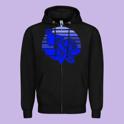 Motorcross Zipper Hoodie Designed By Bettercallsaul