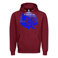 Burgundy Motorcross Zipper Hoodie - Bettercallsaul