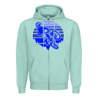 Seafoam Motorcross Zipper Hoodie - Bettercallsaul