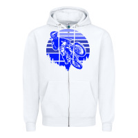 White Motorcross Zipper Hoodie - Bettercallsaul