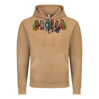 Vintage Camel western christmas mama claus sunflowers and cactus Vintage Hoodie - Jasminsmagicworld