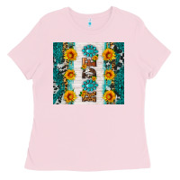 Bubblegum Pink rodeo Ladies Tee - HRA Design Shop